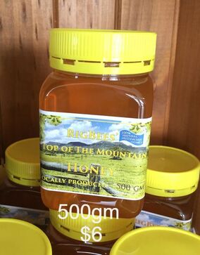 Rigbees' 500gm jar of honey